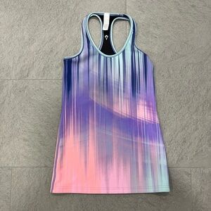 NWOT Ivivva by Lululemon Reversible Keepurcool Racer Tank Top in Black/Purple